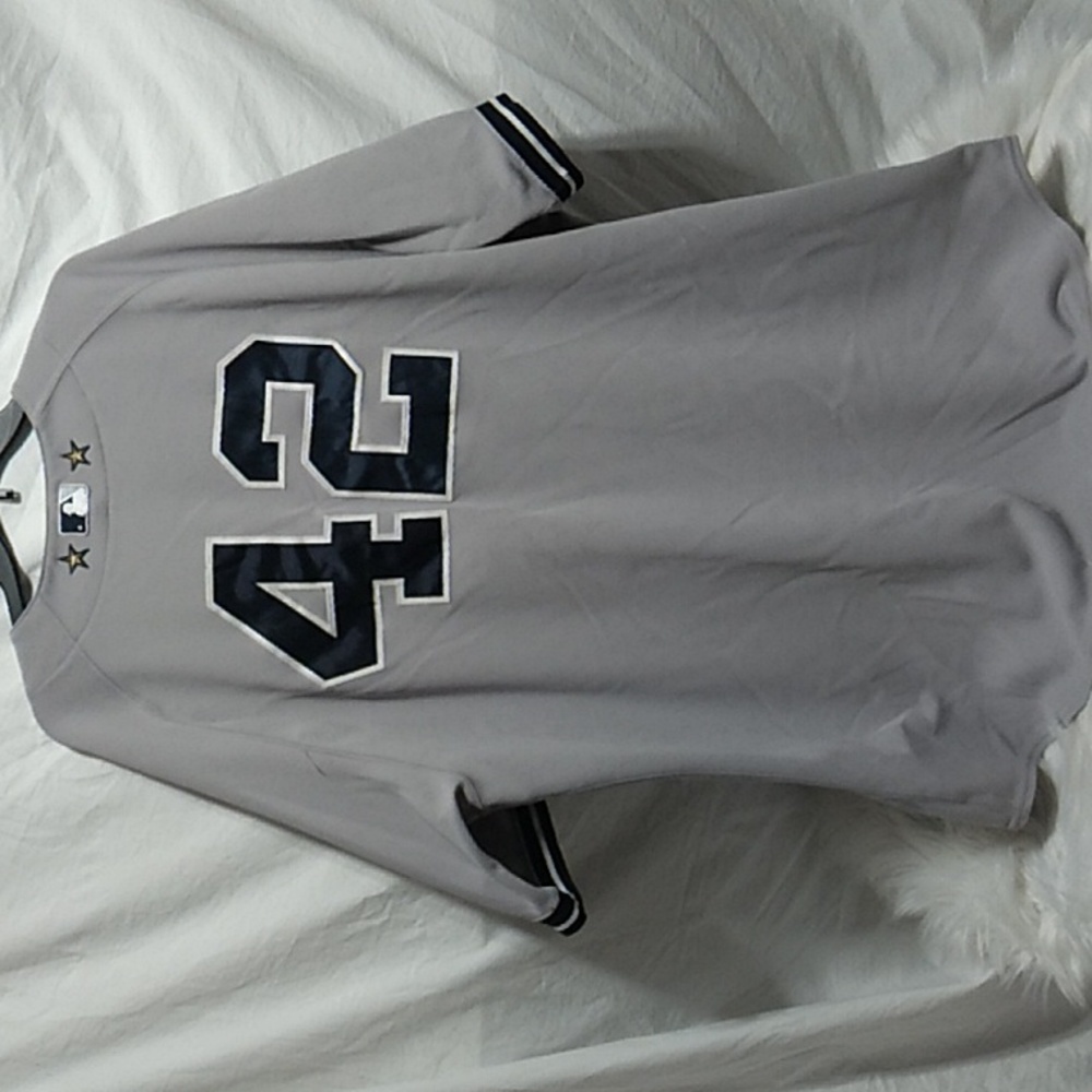 SALE! Authentic Majestic All Star Game 2013 New York #42 Jersey Sz.56 (BX19) - Picture 9 of 12